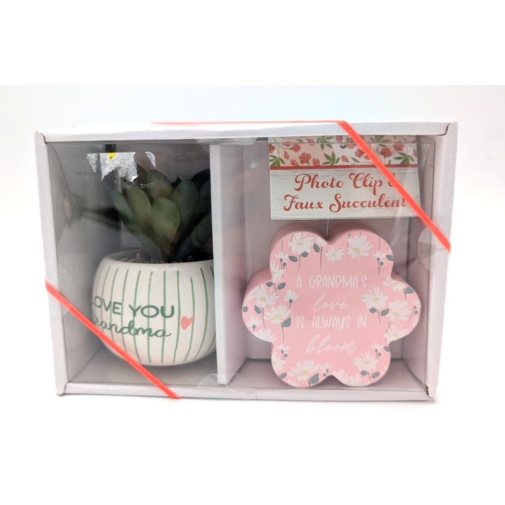 Grandma's love is always in bloom pink deal bar decorative accents home gift set